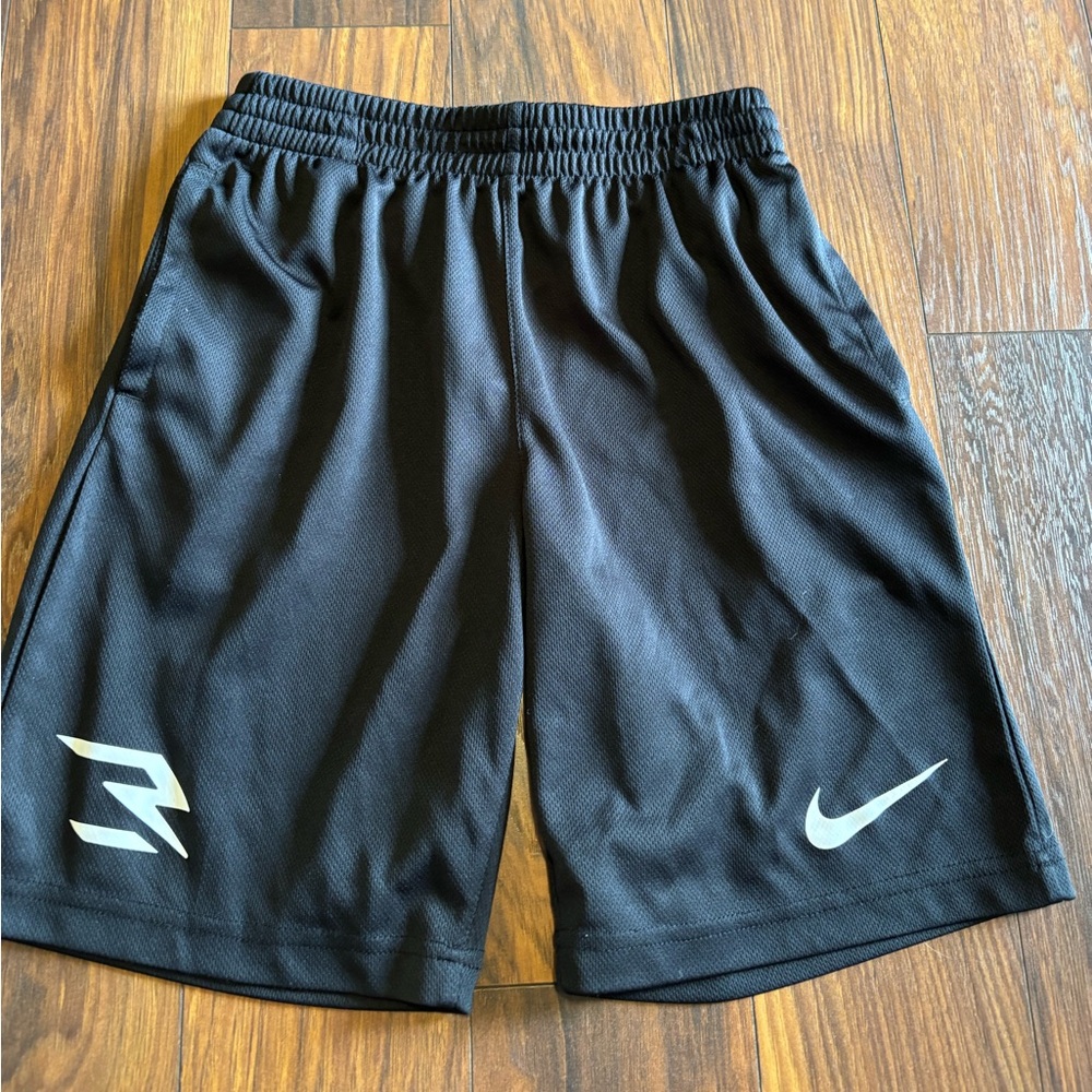 Nike 3 Brand by Russell Wilson Black Athletic Shorts Lightweight Elastic Design